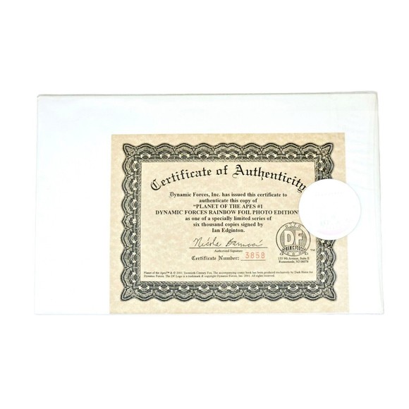 Planet of the Apes Movie Adp TPB & #1-3 Human War Signed COA /6000 Brand New NM - Picture 8 of 13